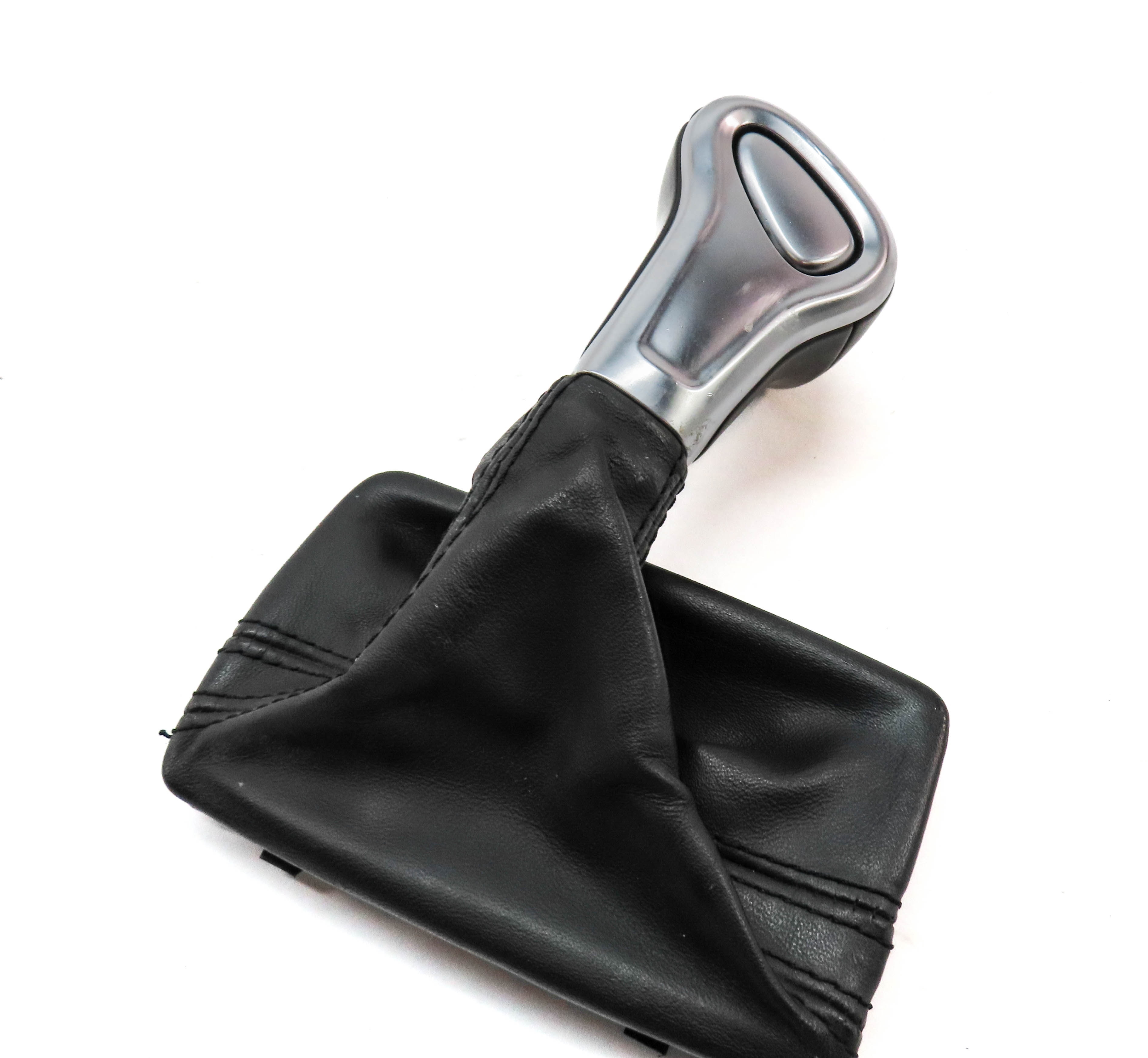 2015 AUDI A4 (B8 8K) AUTOMATIC TRANSMISSION SHIFT KNOB HANDLE w/ BOOT (BLACK) — exact item pictured